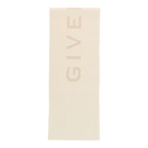 Givenchy Reversible Logo Wool Scarf Womens